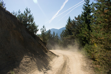 Dusty road