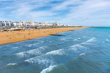 Beach in Brighton, England