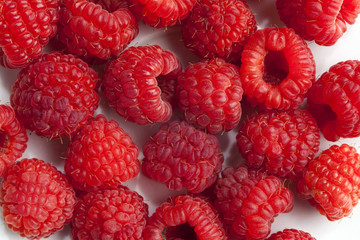 Fresh raspberries