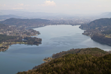 Woerthersee lake east part