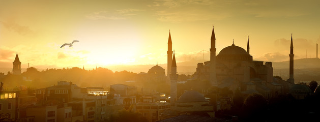 Hagia Sophia bei Sonnenaufgang
