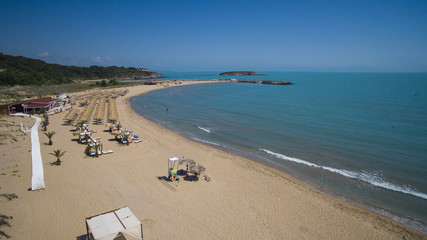 Aerial view of Arkutino resort, Bulgaria