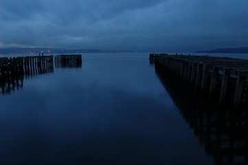 Craigendoran Piers at Dusk
