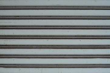 Grunge Gray Metallic Roll Up Door