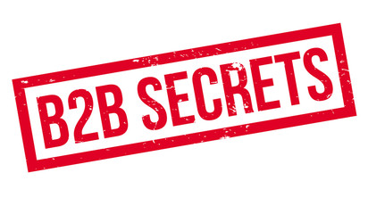 B2b Secrets rubber stamp. Grunge design with dust scratches. Effects can be easily removed for a clean, crisp look. Color is easily changed.