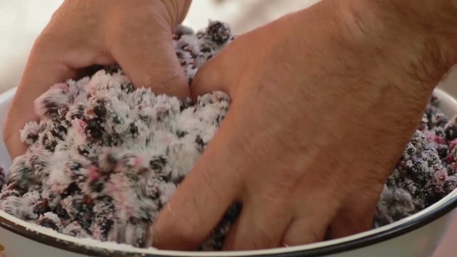 Mixed blackurant with sugar