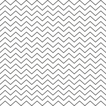 Zig zag pattern. Seamless zig zag line pattern. Vector illustration.