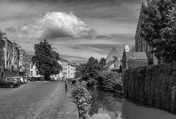 Streets of Bruges. Belgium.