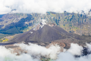Volcano mountain Rinjani of Indonesia.