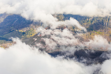 Volcano mountain Rinjani of Indonesia.