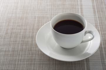 black coffee