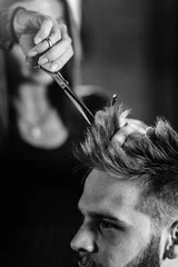 Photo sur Plexiglas Salon de coiffure Coiffure