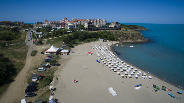 Aerial view of Sinemorets, Bulgaria