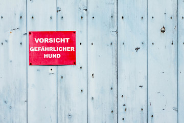 Vorsicht