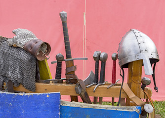 The Armor of a Medieval Knight and Fighter