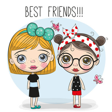 Best Friends Cartoon Images – Browse 14,967 Stock Photos, Vectors, and  Video | Adobe Stock