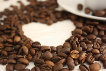 Kaffee mit Liebe zubereitet