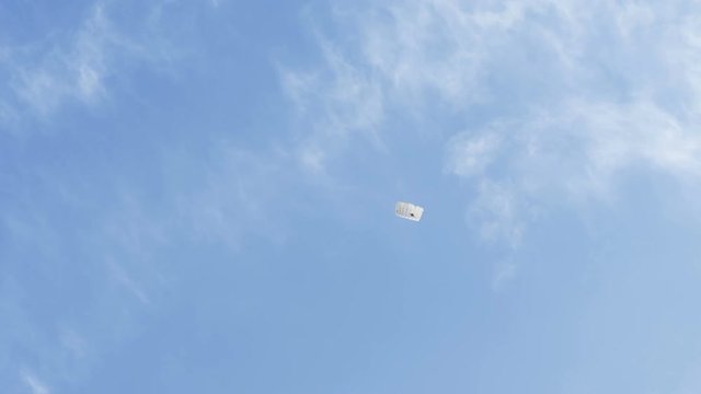 Skydriver flying in the sky