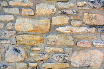 Decorative stone wall texture background natural color.