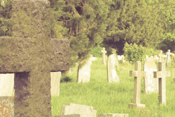 British Cemetery Crosses