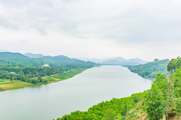 Landscape scenery in Hue Vietnam. HDR