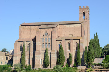 The Basilica of San Domenico from Siena