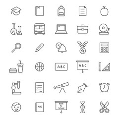 Back To School Icons