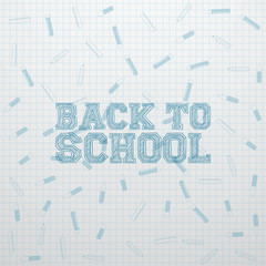 Back to School greeting Card Template