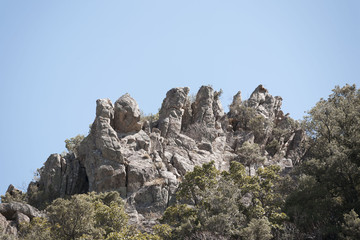 Italien Sardinien Felsklippen