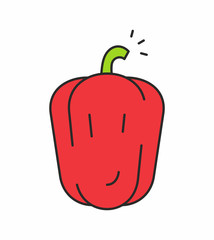 Red pepper icon