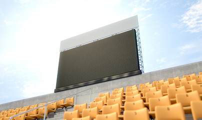 Sports Stadium Scoreboard © alswart