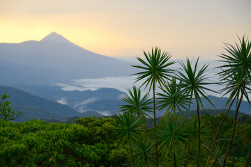 Arenal Volcano at sunset