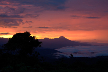 Arenal Volcano at sunset