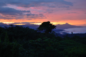 Arenal Volcano at sunset