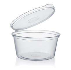 Plastic disposable sauce cup