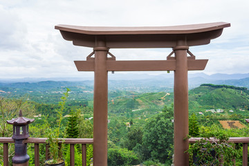 Sky gate in the pagoda