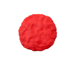 plasticine texture isolated on white background