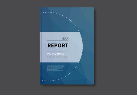 Abstract Book/Report Cover Layout 12
