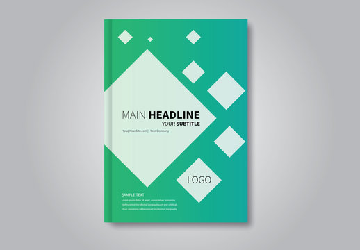 Abstract Book/Report Cover Layout 16 