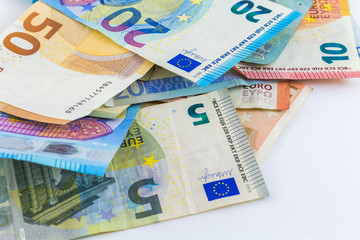 Money Euro Bank Notes European Currency