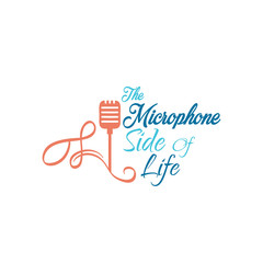 Microphone side of life logo