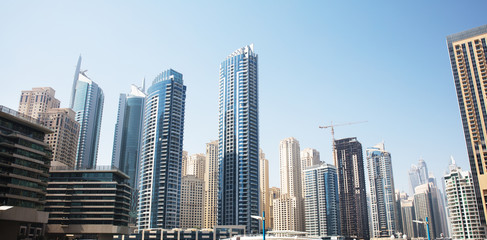 Skyscrapers In Dubai Marina