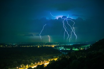 Electric Storm on a Horizon