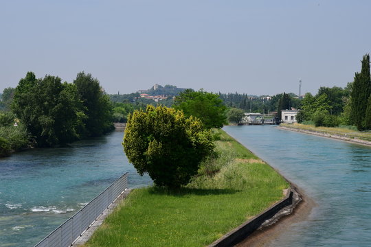 Deviazione fiume - canale