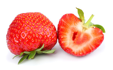 Strawberry isolated on white background. Clipping Path