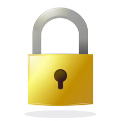 Lock glossy icon eps