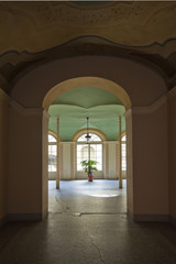 Toskana-Impressionen in Lucca, altes Palazzo