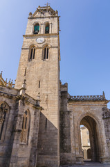 Fototapeta na wymiar Belfry in the cathedral of Saint Mary Lugo Galicia Spain