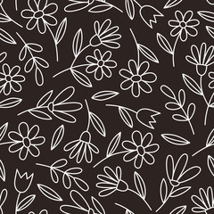 kbecca_vector_monochromatic_whimsy_floral_pattern_seamless_tile