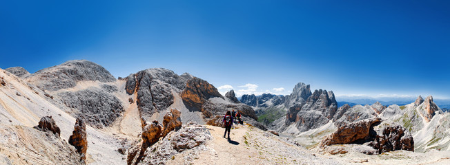 Ausblick zur Rosengartengruppe